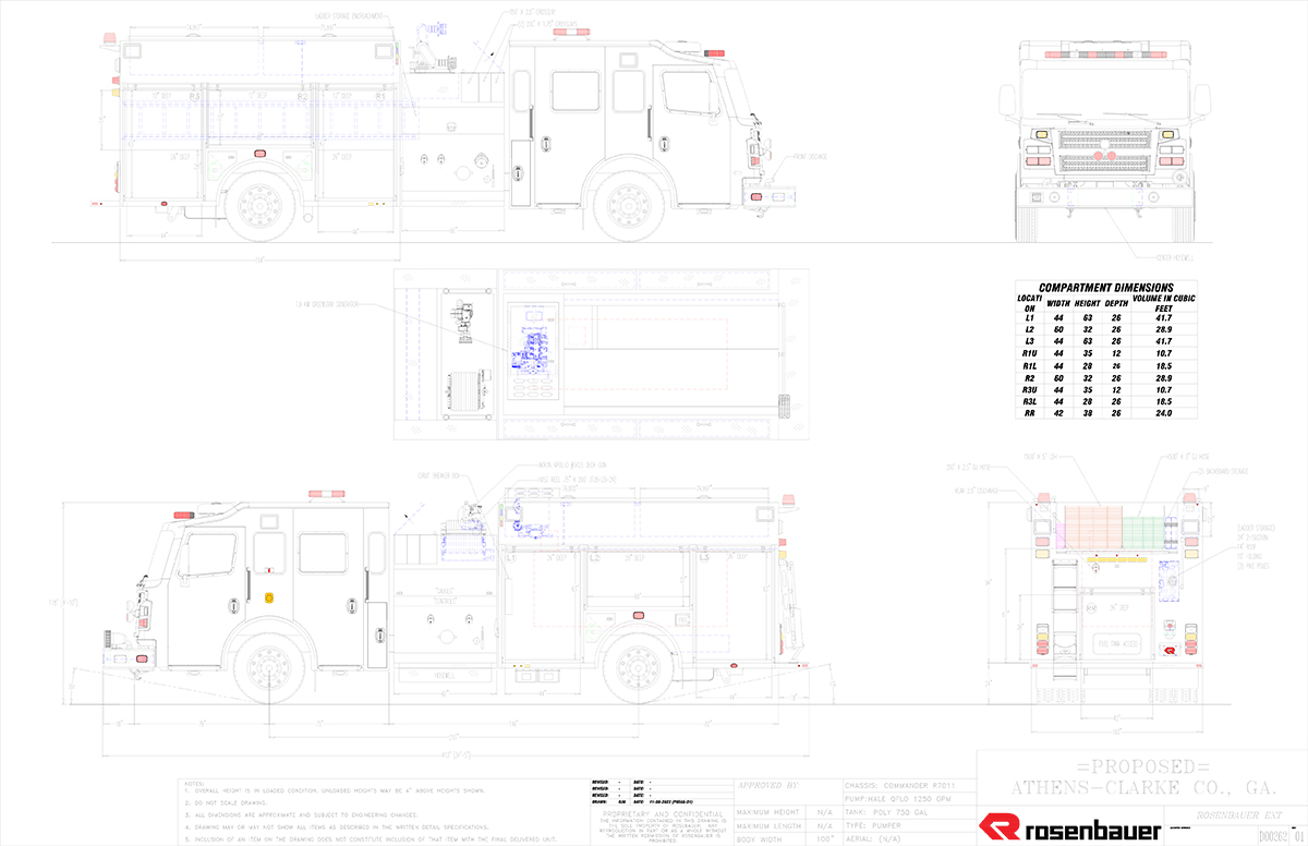 Athens-Clarke County Fire Dept (GA) #16006 - #16009