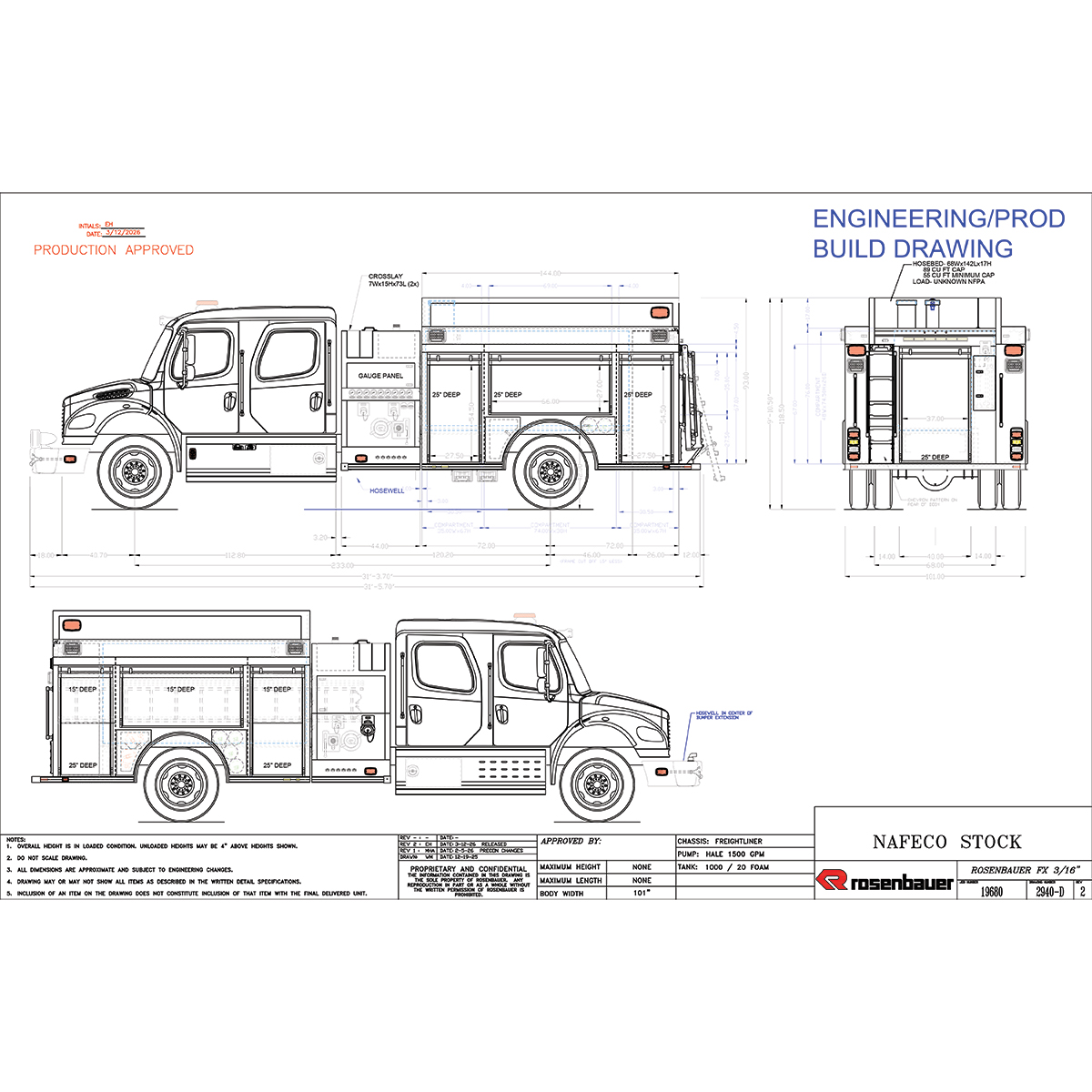 4 Door FL SM Pumper #19680