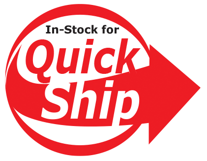 In stock for quick shipping