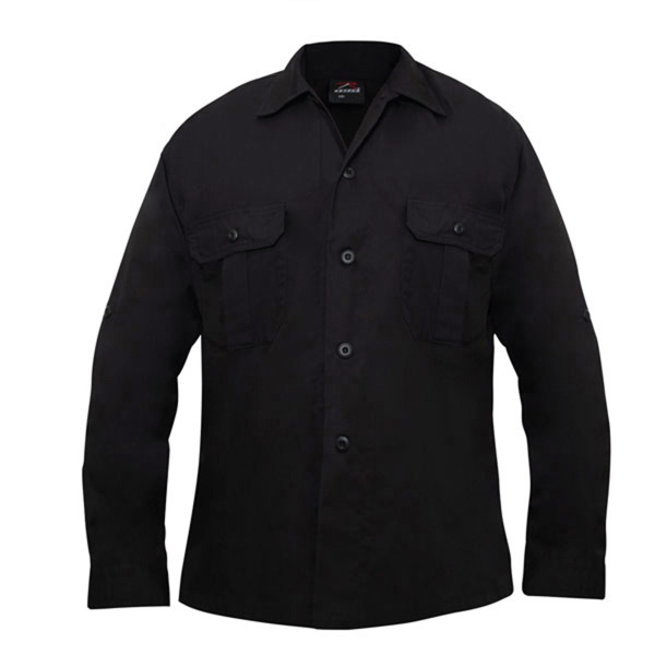 Rothco Lightweight Tactical LS Shirt, Black