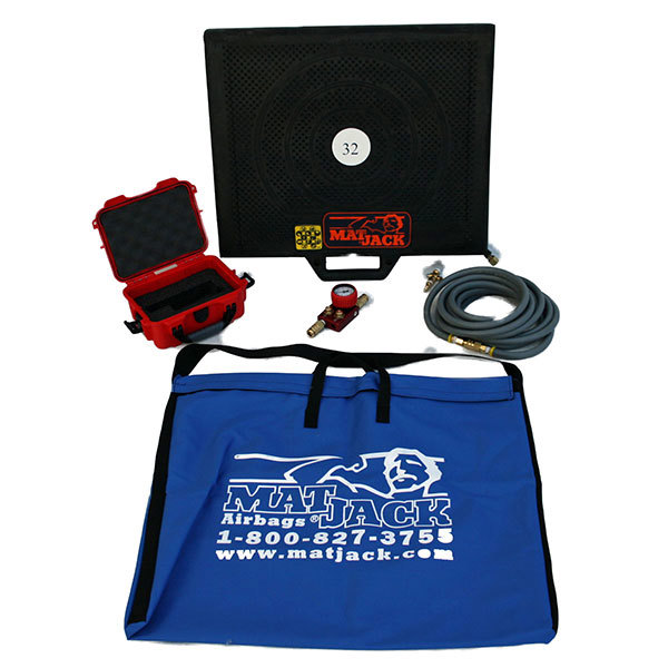 Matjack 32 Ton High Pressure Air Lifting Bag Kit, Aramid