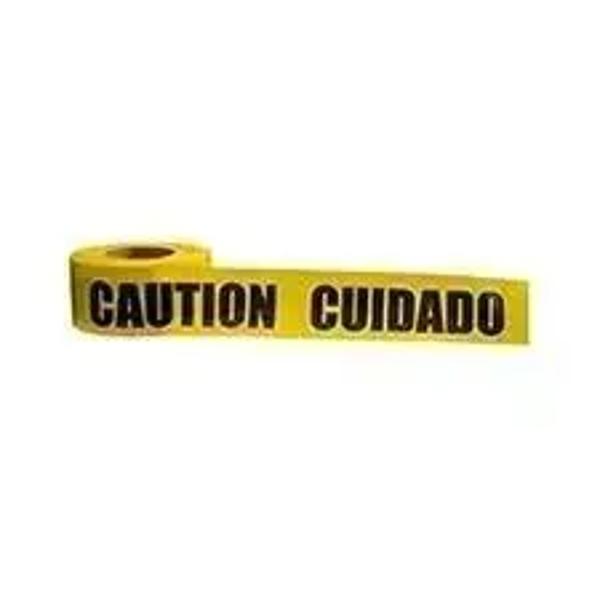 Delta Plus Bilingual Barricade Tape, Yellow-Black