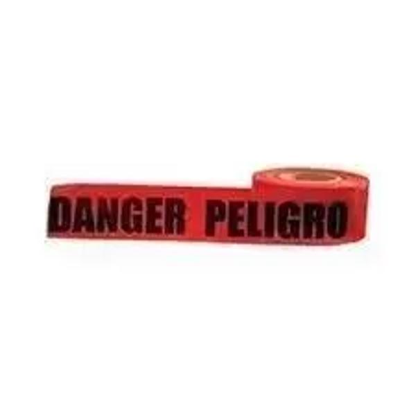 Delta Plus Bilingual Barricade Tape, Red-Black