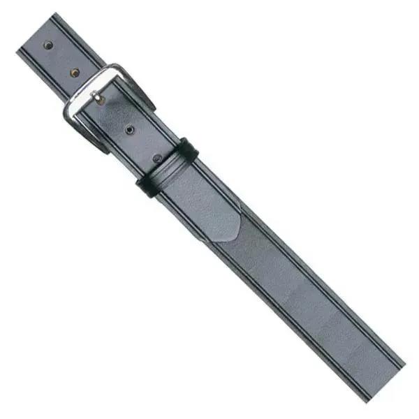 Dutyman Belt, Plain, Black Silver Buckle