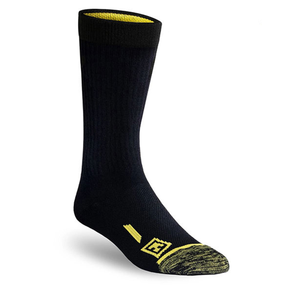 First Tactical 9" Duty Socks Cotton, 3-Pack, Black