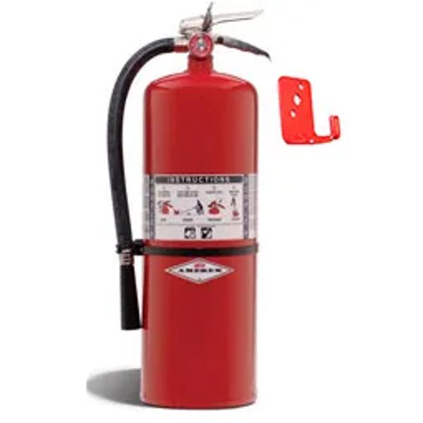Amerex Extinguisher, Purple K 20# w/Brass Valve