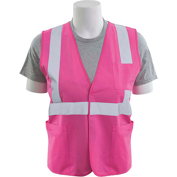 Delta Plus Non ANSI Tricot Hook&Loop Closure/Pink/LG