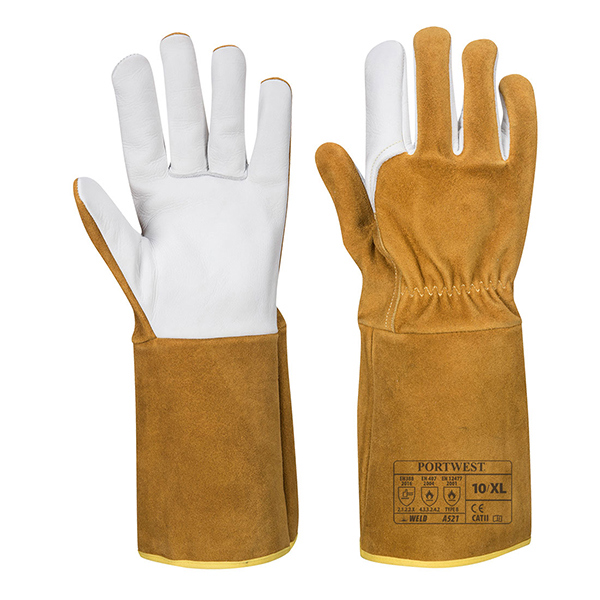 Portwest TIG Ultra Welding Gauntlet, Brown