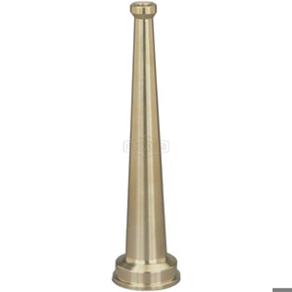 Dixon Nozzle, 1.5" NPSH Tip Satin Brass, 10" Length