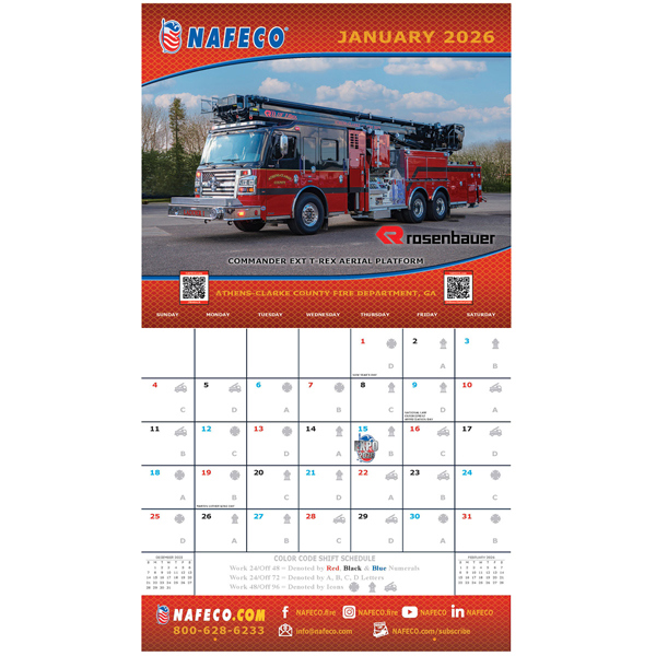 NAFECO 2026 Wall Calendar With Free Shipping
