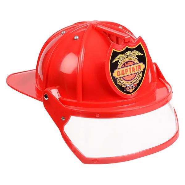 Aeromax Toy Firefighter Helmet With Inlcluded Visor, Red
