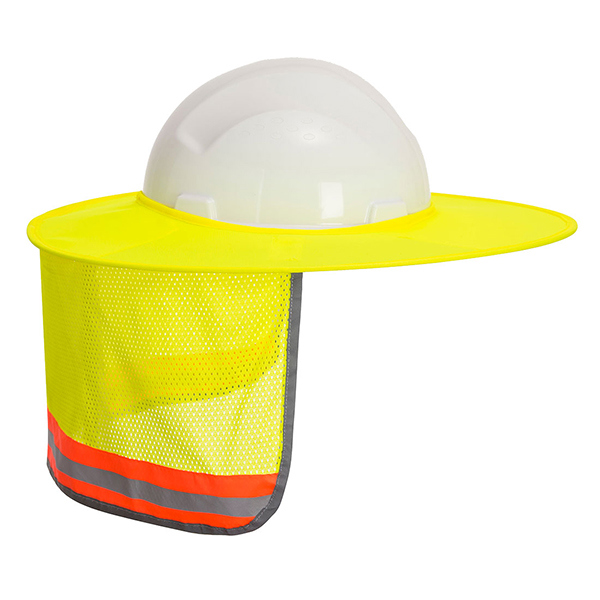 Portwest Hi-Vis Sun Shield Mesh, Yellow