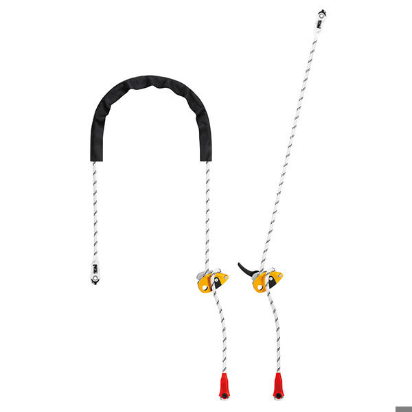 Grillon Positioning Lanyard Adj, 3m, White/Yellow