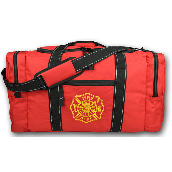 Lightning X Turnout Gear Bag XL, 17" x 9" x 11", Color: Red with Embroidered Logo