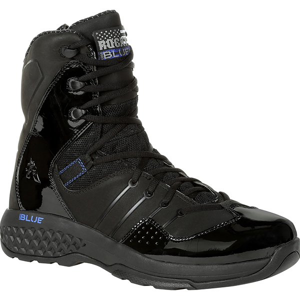 Rocky Code Blue Public Safety Service Boot, 8", Black