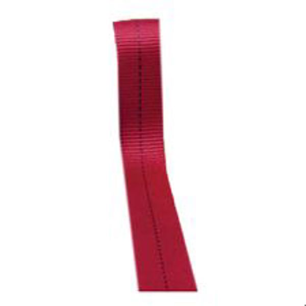 PMI Webbing,  1" Tubular Red Per Yard